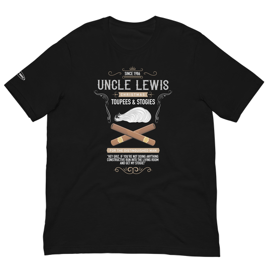 CHRISTMAS - Griswold Uncle Lewis Toupees and Stogies - Funny t-shirt