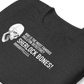 Unisex - Halloween Skeleton Who is the Most Famous Skeleton Detective? SHERLOCK BONES! - Funny T-shirt