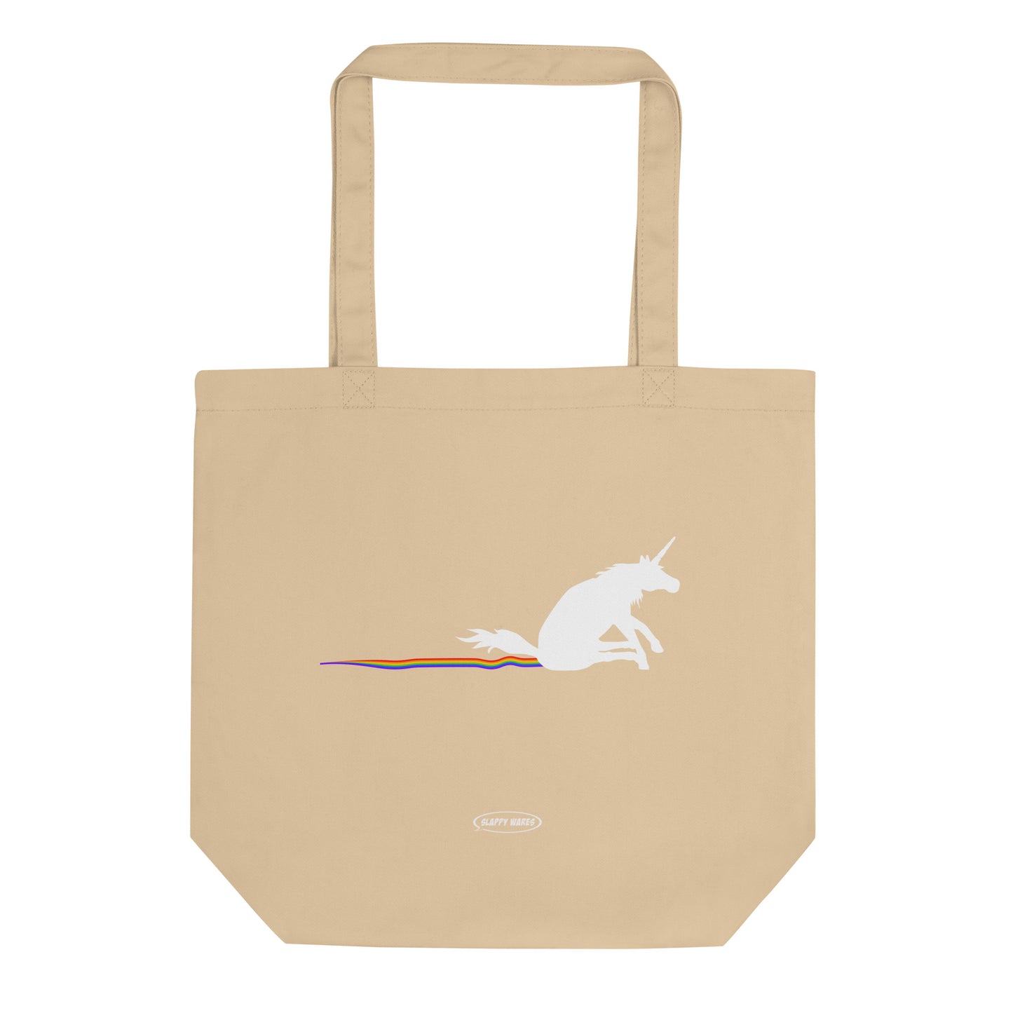 Unicorn rainbow butt scrape - Eco Tote Bag