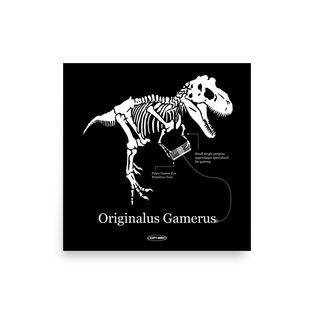 GAMER - Originalus Gamerus - Funny poster