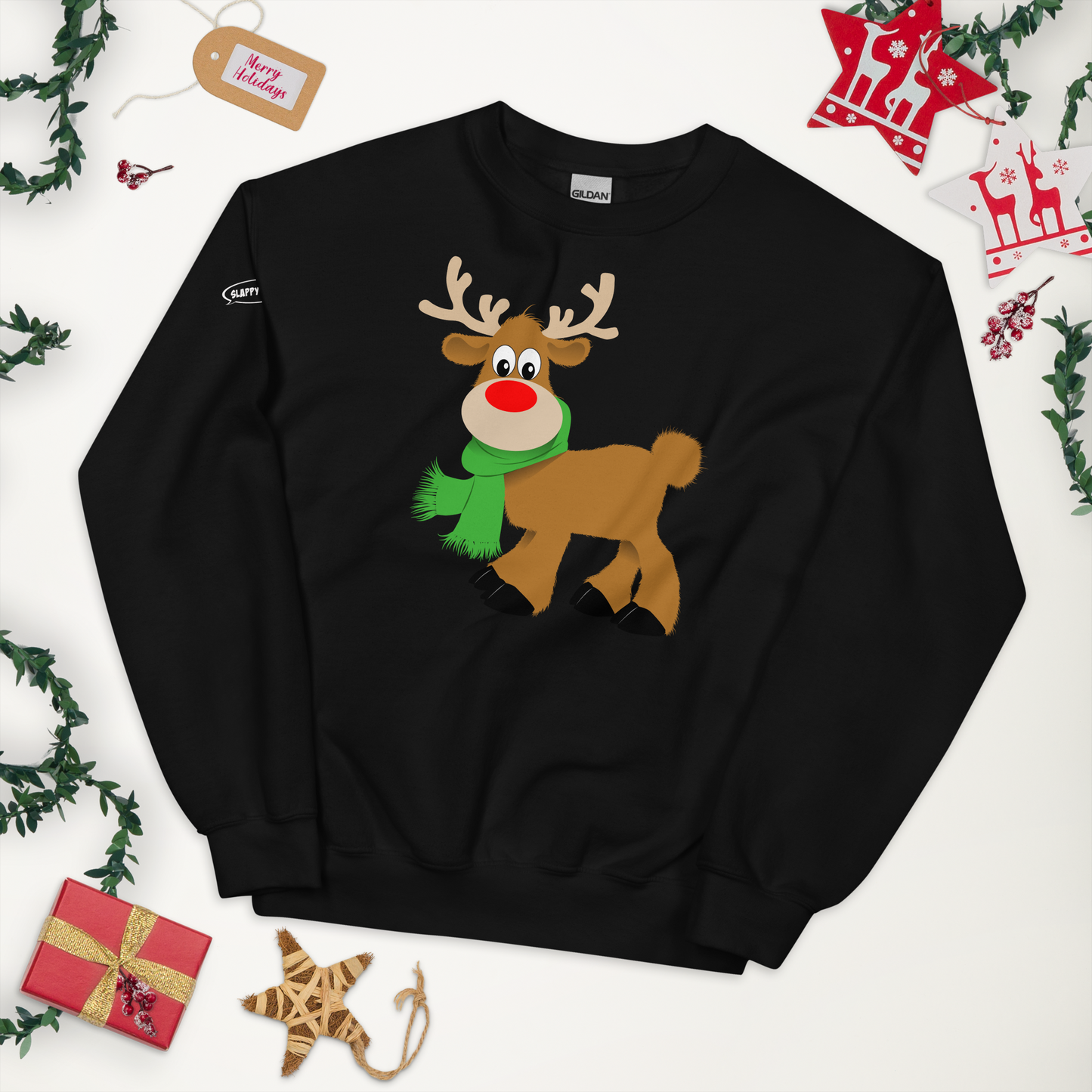 CHRISTMAS - Reindeer - Funny Sweatshirt