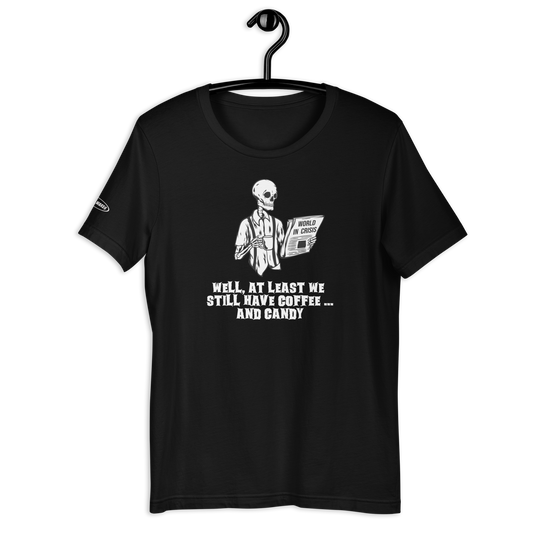 Unisex - Halloween Skeleton Dad Optimist - Funny T-shirt