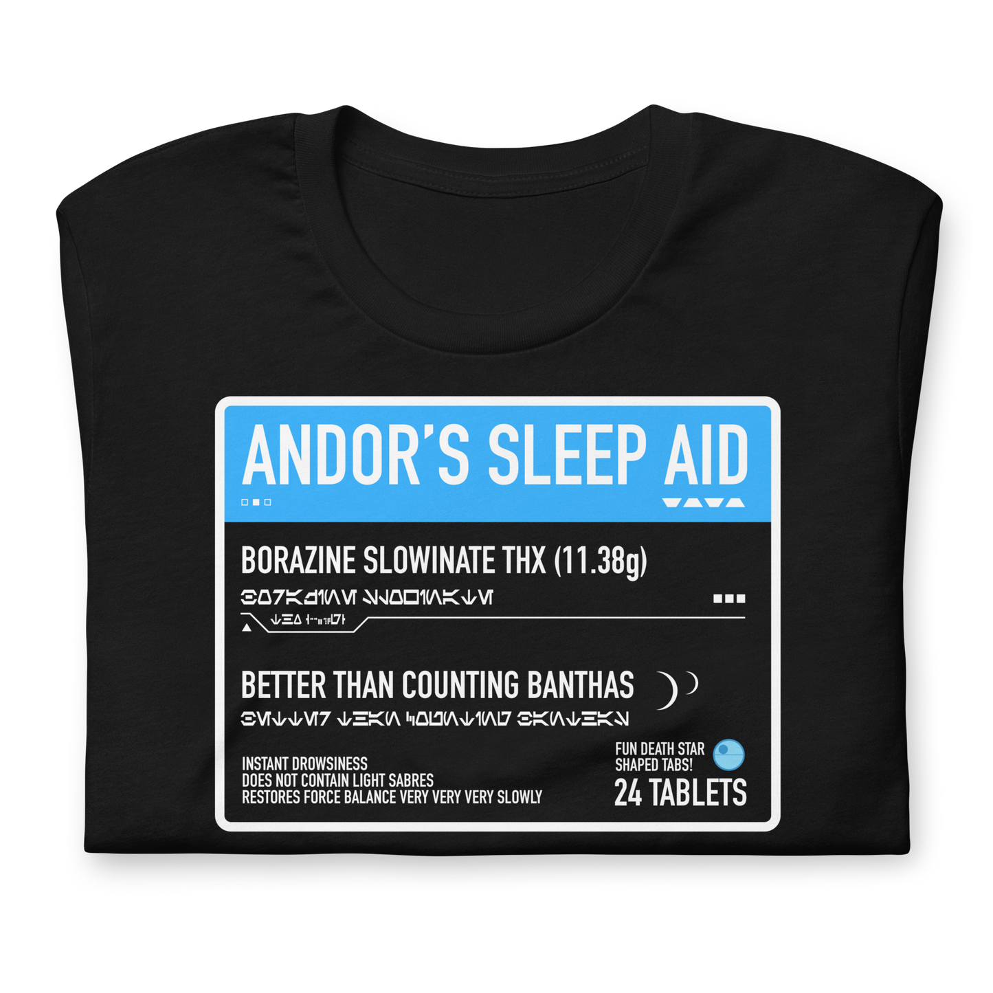 Unisex - Star Wars - Andor's Sleep Aid parody - Funny T-shirt