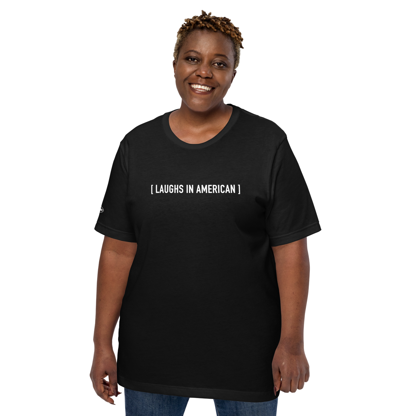 SUBTITLE - [laughs in american] - Funny T-Shirt