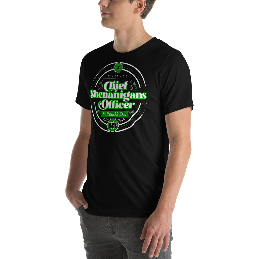 St. Patrick's Day - Chief Shenanigans Officer - Funny T-Shirt