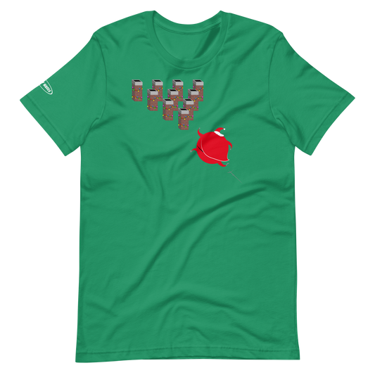 Unisex - CHRISTMAS - Santa goes bowling for chimnies! - Funny t-shirt
