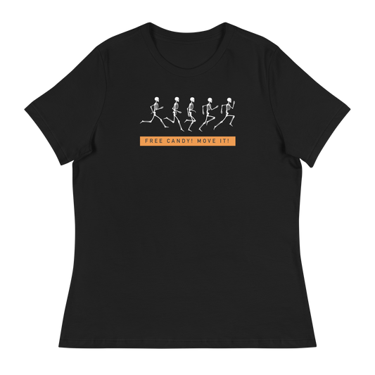 Women's - Halloween Free Candy! Move it! - Funny T-Shirt