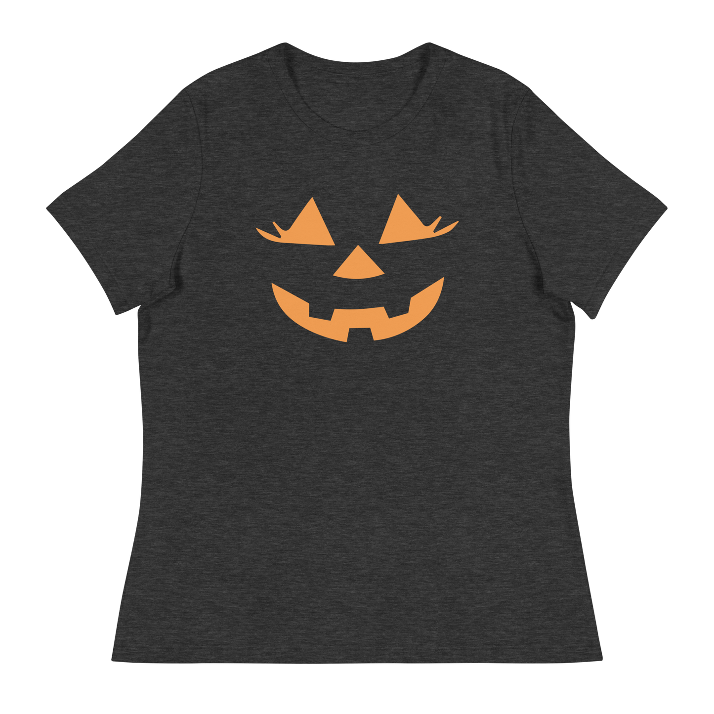 Women's - Halloween Pumpkin Face 5 - Fun T-Shirt