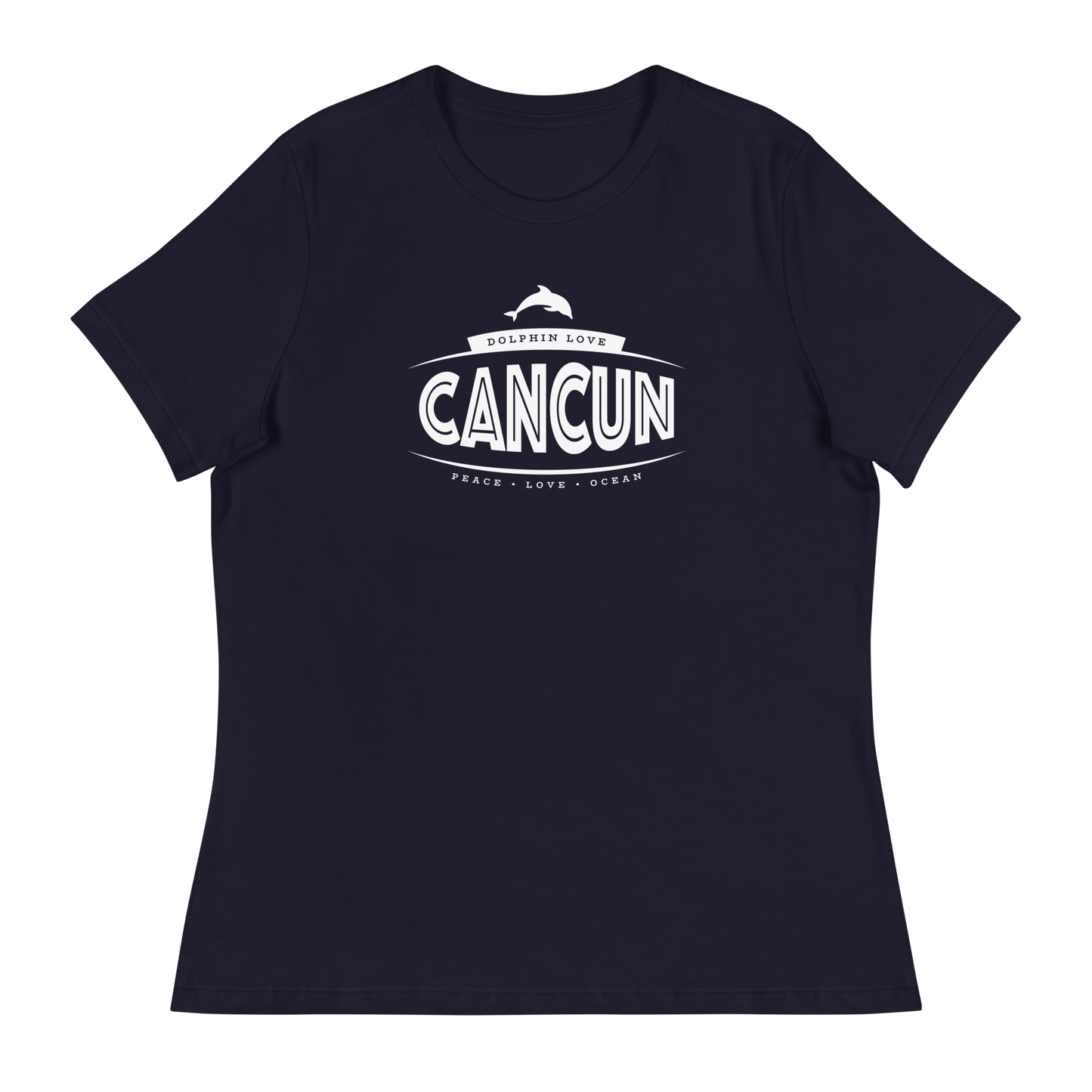 Women's - CANCUN - Dolphin Love - Peace • Love • Ocean T-Shirt